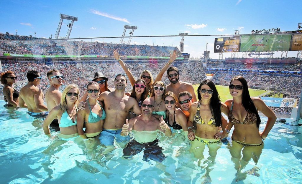 Jaguars Pool - Craziest Party Venues at Sporting Events