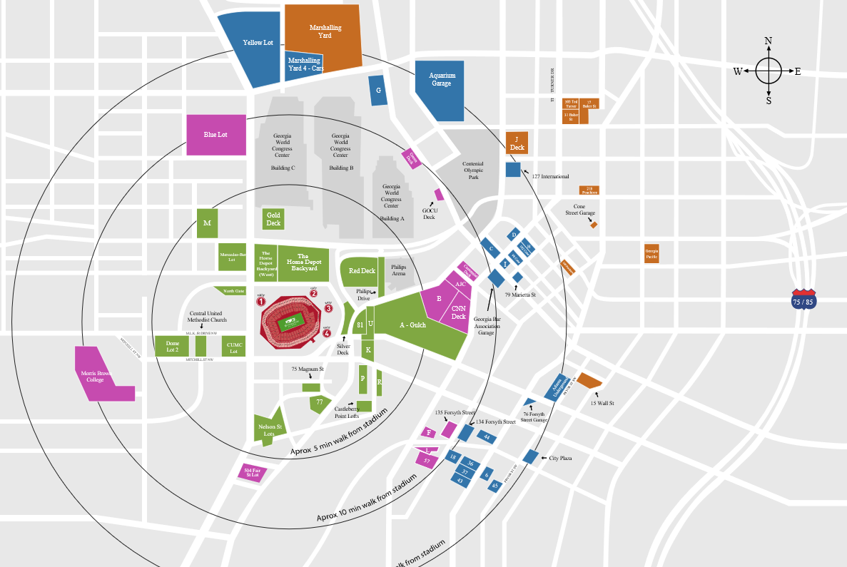 Super Bowl Parking in Atlanta Tips, Parking Lots, and What We Know So
