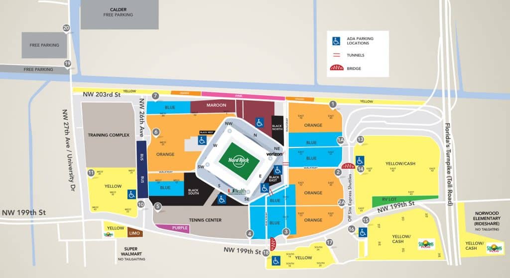 Super Bowl Parking at Hard Rock Stadium in Miami | Fan Hospitality